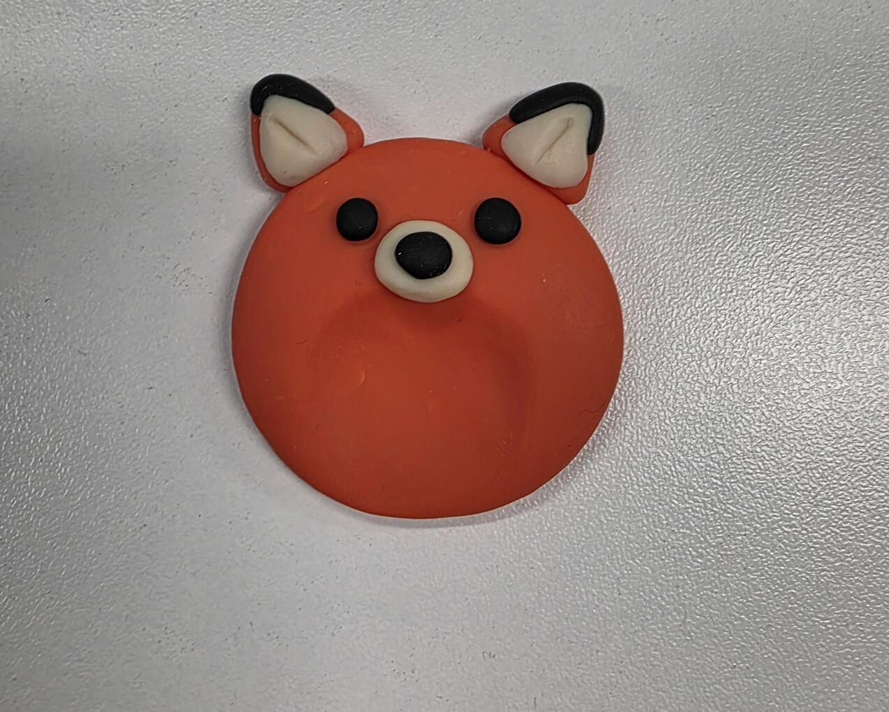 cute fox worry stone